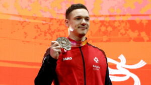 Noe Seifert nach seinem Bronze-Coup an der WM