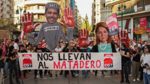 50.000 bei Demo vor Jahrestag der Katastrophe von Valencia