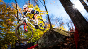 Sina Frei zum Abschluss knapp neben dem Podest