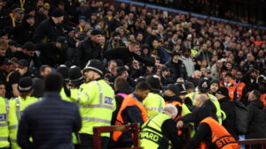Sechs Festnahmen am Flughafen Birmingham nach Gewalt von YB-Fans