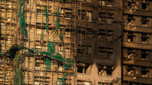 Acht weitere Festnahmen nach Grossbrand in Hongkong