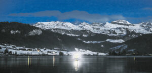 Schwimm- Christbaum wurde optimiert