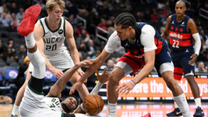 George gewinnt mit den Washington Wizards