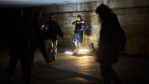 Verletzte nach russischen Luftangriffen auf Ukraine