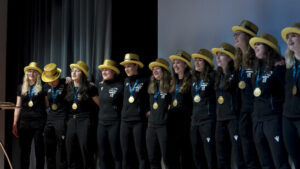 Schweizerinnen werden nach WM-Titel gefeiert