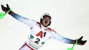 Kristoffersen gewinnt, Meillard scheidet aus