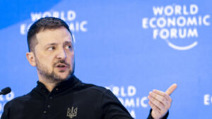 Wolodymyr Selenskyi ist auf dem Weg nach Davos