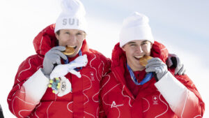 Team-Kombi-Gold für Von Allmen/Nef und Silber für Odermatt/Meillard