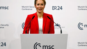 Kallas bezweifelt Glaubwürdigkeit von US-Vorwürfen an Europa