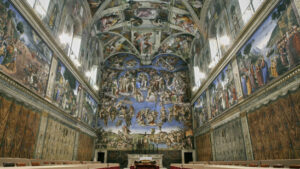 Michelangelos Fresko in der Sixtinischen Kapelle wird entstaubt