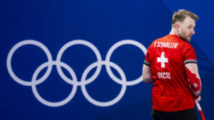 Schweizer Curler müssen über eine Stunde auf den Bus warten