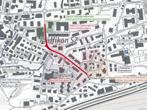 Etzelstrasse und Huobstrasse werden vollständig gesperrt